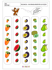 okul öncesi çocuklar için kavram gelişim çalışmaları büyük küçük kavram çalışma sayfaları